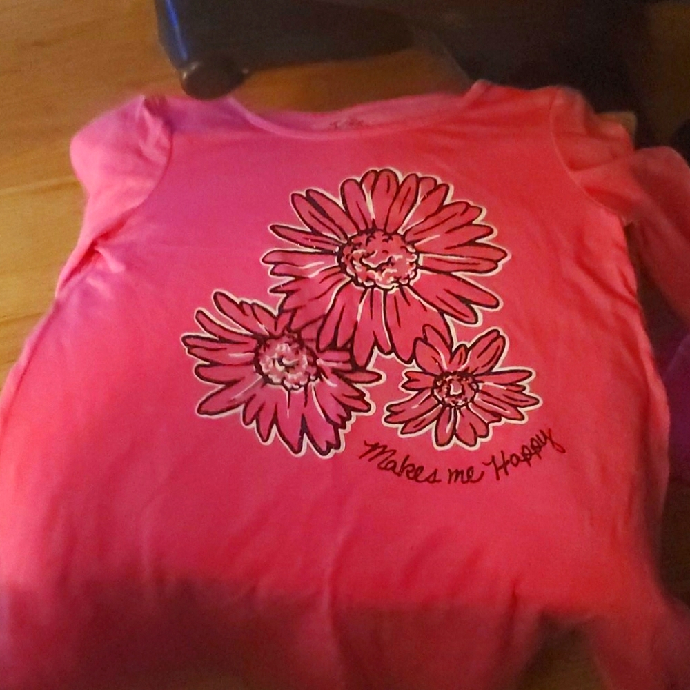Hot pink Justice long sleeve shirt